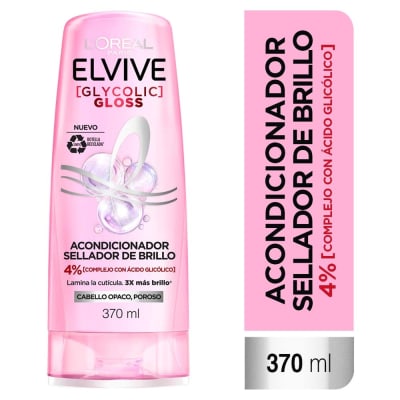 Elvive Acondicionador Sellador de Brillo Frasco 370ml1