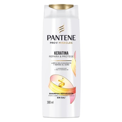 Pantene Pro-V Shampoo Reparador Keratina Repara & Protege Frasco 300ml1