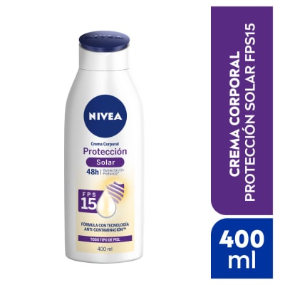 Nivea Crema Corporal Protección Solar Frasco 400ml