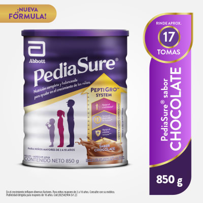 Pediasure Sabor Chocolate Lata 850gr