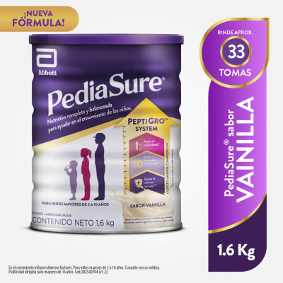 Pediasure Sabor Vainilla Lata 1.6kg