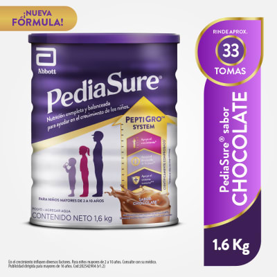 Pediasure Sabor Chocolate Lata 1.6kg
