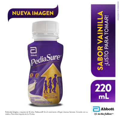 Pediasure Bebible Sabor Vainilla Botella 220ml