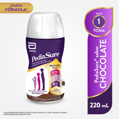 Pediasure Bebible Sabor Chocolate Botella 220ml