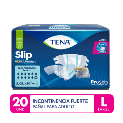 Tena Pañal Slip Ultra Protect Talla L/XL Bolsa 20und