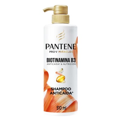 Pantene Pro-V Shampoo Anticaída Biotinamina B3 Anticaída & Nutrición Frasco 510ml
