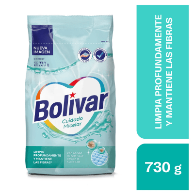 Bolívar Detergente Polvo Cuidado Micelar Bolsa 730gr