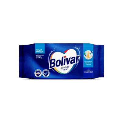 Bolívar Jabón Cuidado Total Aroma Floral Barra 190gr