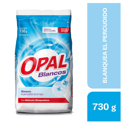 Opal Detergente Polvo Blancos Bolsa 730gr