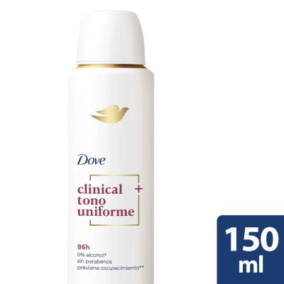 Antitranspirante en Aerosol Dove Clinical Tono Uniforme