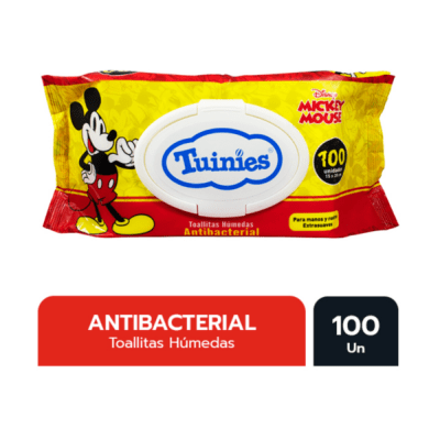 Tuinies Toallas Humedas Mickey 100 UND