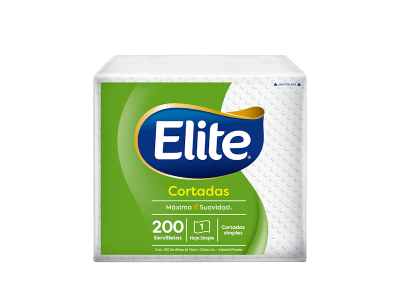Elite Servilletas Cortas Simples X 200und