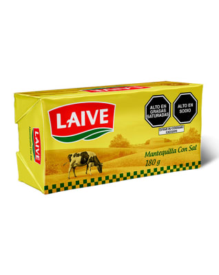 Laive Mantequilla con Sal Barra 180gr