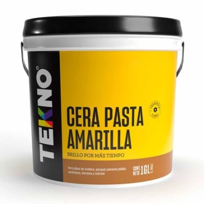 Tekno Cera Pasta Amarilla Balde 3.785lt