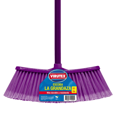 Virutex Escoba La Grandaza + Palo Madera1