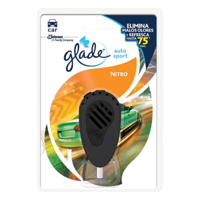 Glade Auto Sport Aromatizante Nitro 1 Aparato + 1 Repuesto1