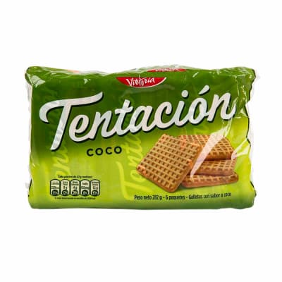 Victoria Tentación Galleta Sabor Coco Pack 6und1