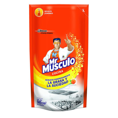 Mr Musculo Limpiador Líquido Cocina Aroma Naranja Doypack 500ml1