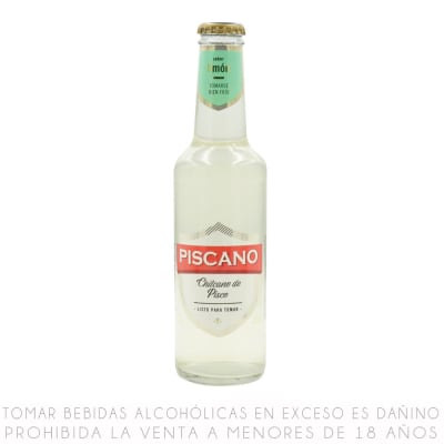 Bebida Chilcano de Pisco Piscano Manzana Botella 275ml
