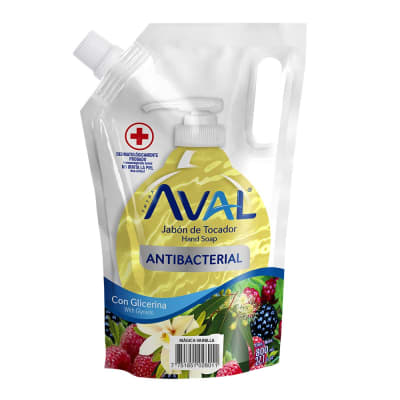 Aval Jabón Líquido Antibacterial Magica Vainilla Doypack 800ml