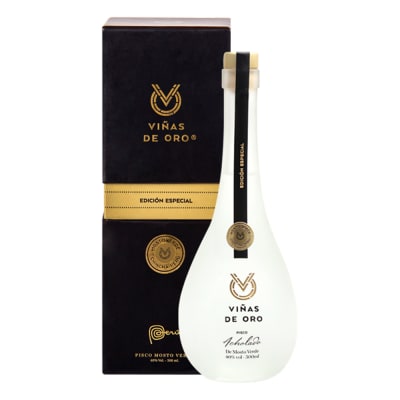 Pisco Mosto Verde Acholado Viñas de Oro Botella 500ml