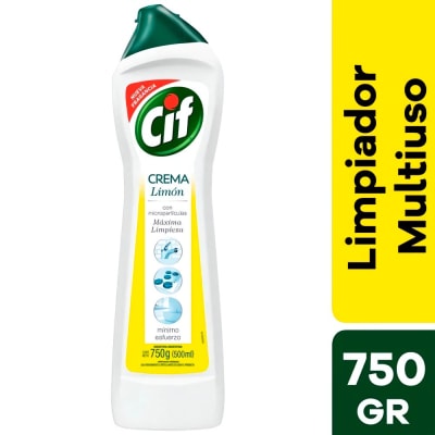Cif Limpiador en Crema Multiuso Limón Botella 750gr
