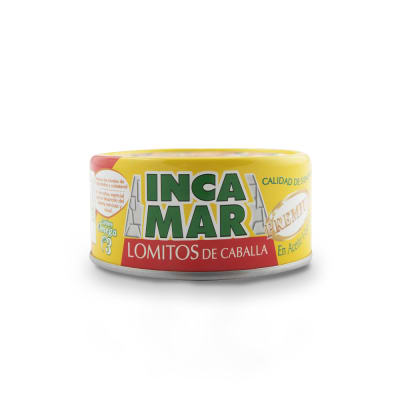 Inca Mar Lomitos de Caballa en Aceite Vegetal Lata 150gr1