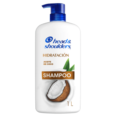 Head & Shoulders Shampoo Hidratación Frasco 1lt