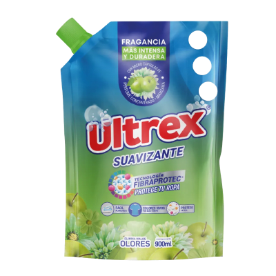 Ultrex Suavizante Fragancia Manzana Doypack 900ml