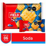 Field Galleta de Soda Pack 6und