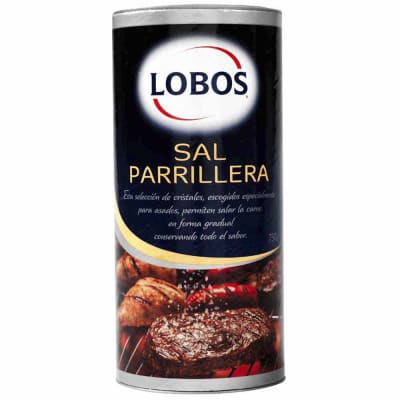 Sal Parrillera LOBOS Frasco 750g1