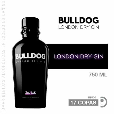 Gin BULLDOG London Dry Botella 750ml1