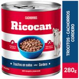 Ricocan Trocitos en Salsa Sabor Cordero Lata 280gr1