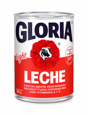 Gloria Leche Light Lata 390gr