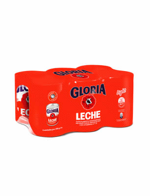 Gloria Leche Light Lata 390gr Pack 6und1