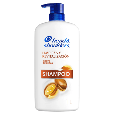 Head & Shoulders Shampoo Limpieza y Revitalización Frasco 1lt