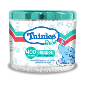 Tuinies Hisopos de Algodón Envase 400und1