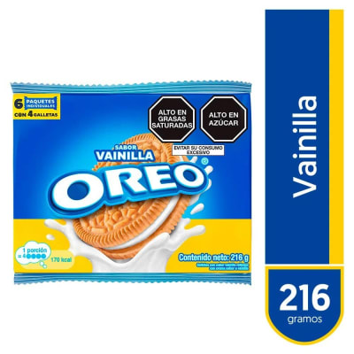 Oreo Galleta Sabor Vainilla Pack 6und