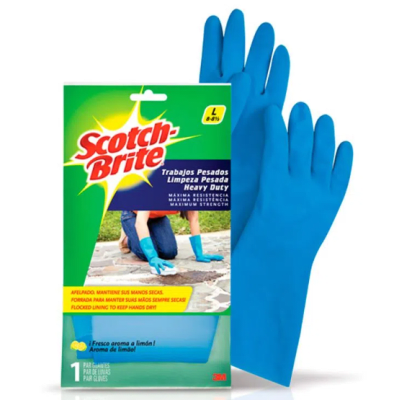 Scotch Brite Guantes Trabajo Pesado Talla L1