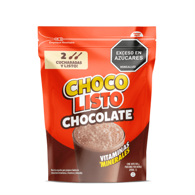 Chocolisto Fortificante Sabor Chocolate Doypack 180gr