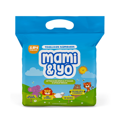 Mami & Yo Toallitas Húmedas Bolsa 184und