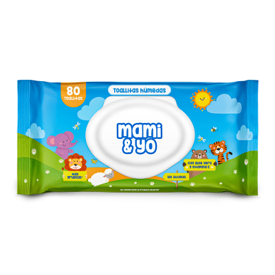 Mami & Yo Toallitas Húmedas Bolsa 80und1