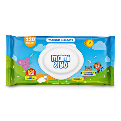 Mami & Yo Toallitas Húmedas Bolsa 120und