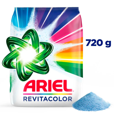 Ariel Detergente Polvo Revitacolor Bolsa 720gr