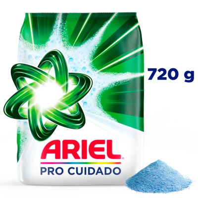 Ariel Detergente Polvo Pro Cuidado Bolsa 720gr