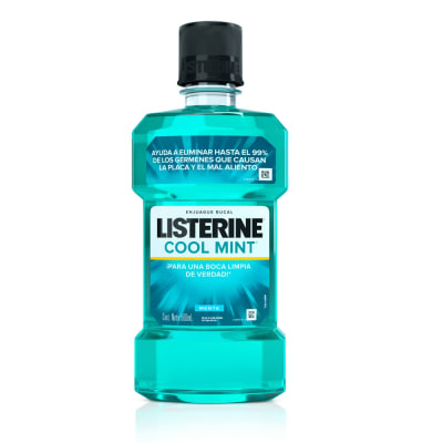 Listerine Enjuague Bucal Cool Mint Frescura Intensa Botella 500ml