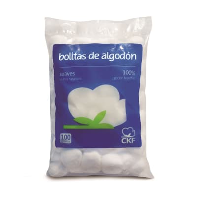 Bolitas de algodón hidrófilo CKF x 100 gr1