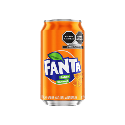 Fanta Gaseosa Sabor Naranja Lata 355ml