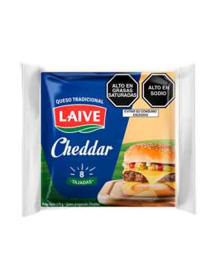 Laive Queso Tradicional Cheddar 8und