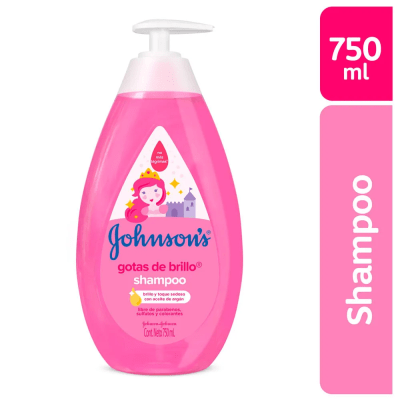 Johnsons Shampoo Gotas de Brillo Frasco 750ml
